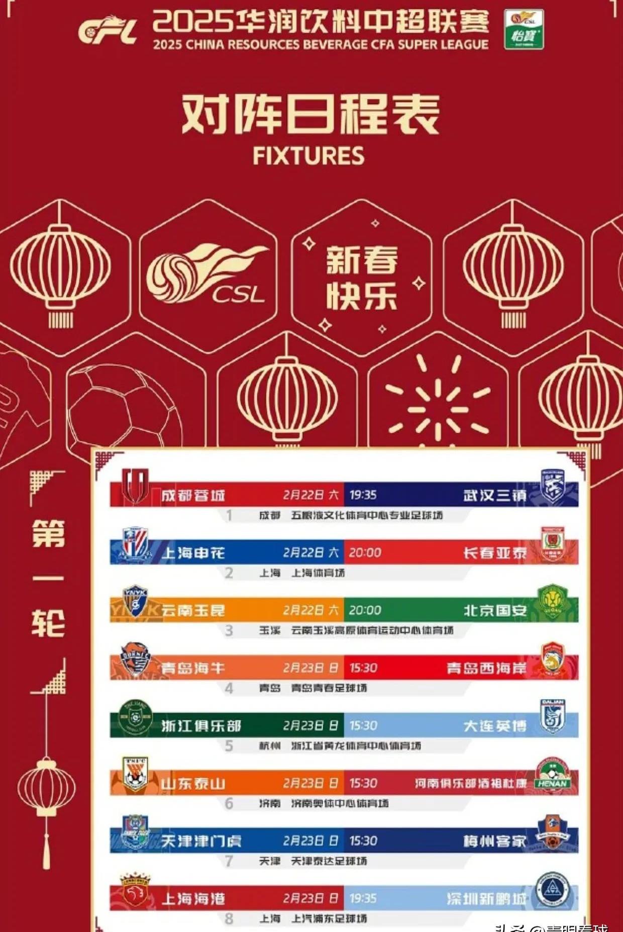 关于吉祥迎新年，亚冠中国球队多替补轮换的信息